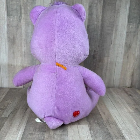Vintage 2003 Share Bear Care Bear Lollipops Purple Plush 15" - Picture 3 of 6